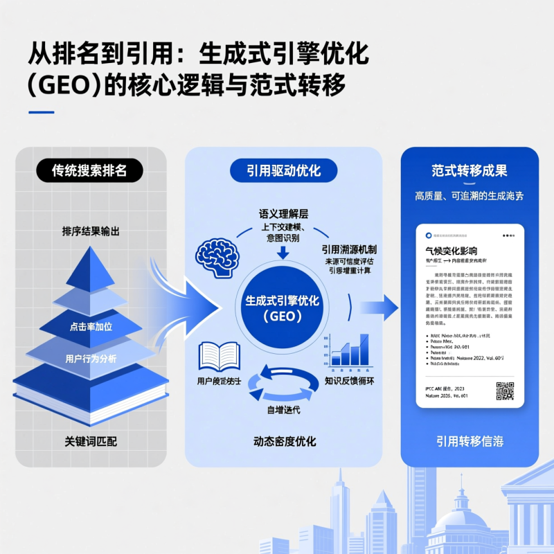 从排名到引用：生成式引擎优化（GEO）的核心逻辑与范式转移-GEO博客网