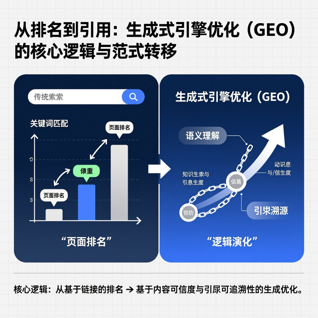 图片[1]-GEO vs. SEO：生成式搜索引擎如何重构内容可见性规则-GEO博客网